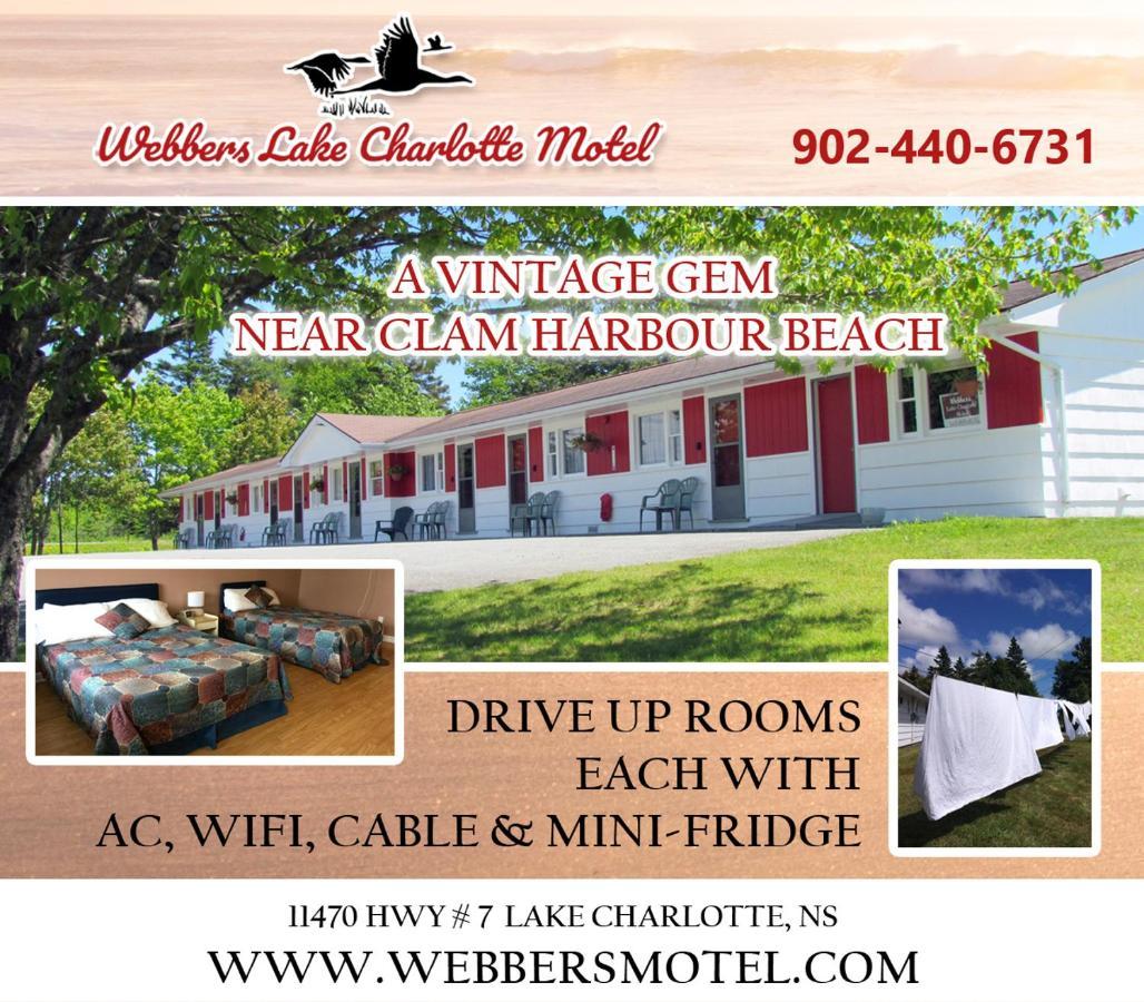 Webbers Lake Charlotte Motel Queen And Double Bed Exteriör bild